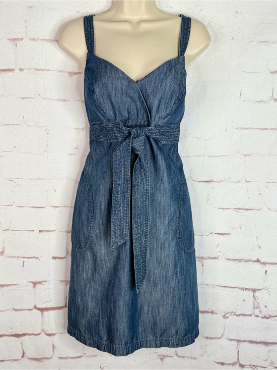 ANTHROPOLOGIE LEVEL 99 Dresses & Skirts - ANTHROPOLOGIE LEVEL 99 Sleeveless Dark Wash Denim Size 12 Dress Sundress